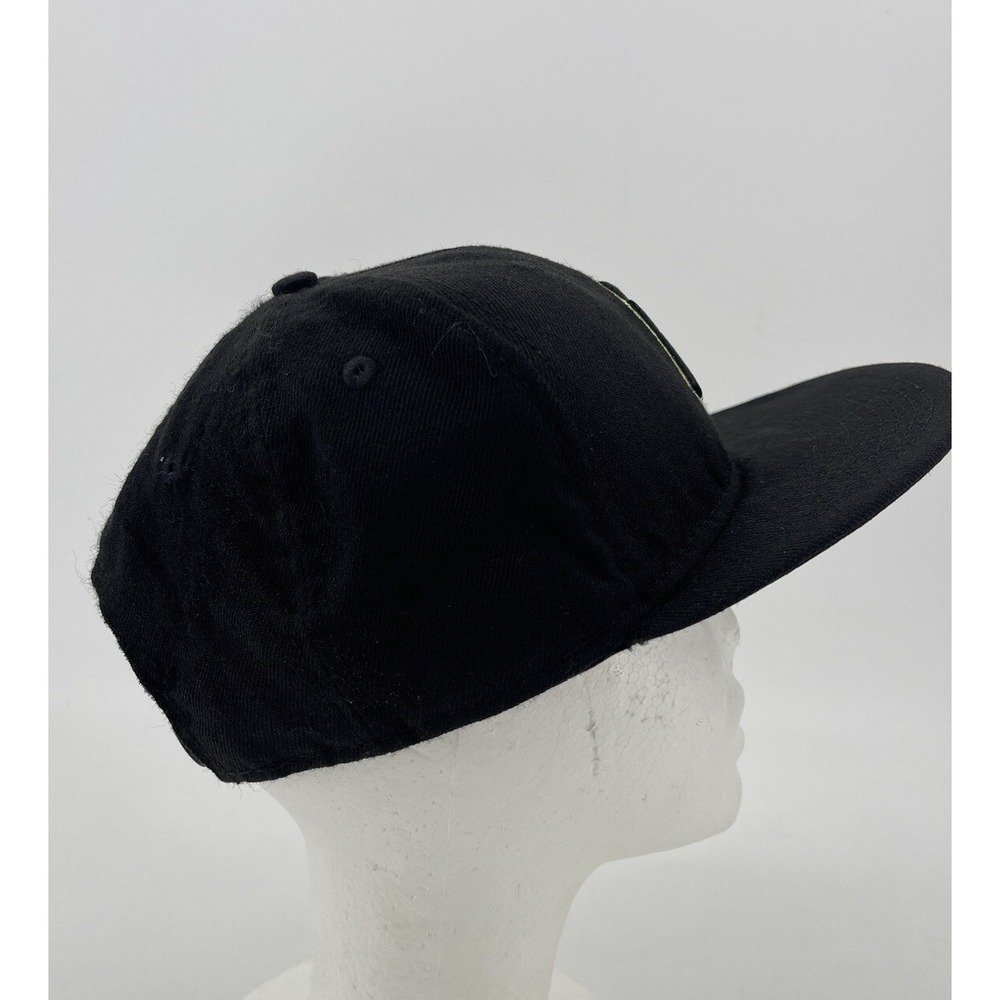 New York Yankees Snapback Hat Cap Logo Black Gold New Era GOLD MLB PIN‎ RARE - Picture 4 of 12
